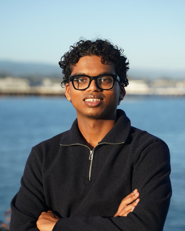 Azam Mohamed on the Santa Cruz coast